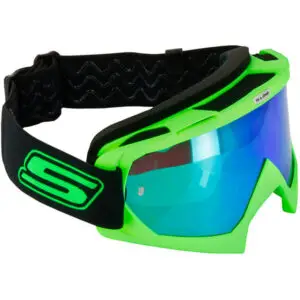 Masque Cross SIFAM S-LINE ECO Vert Fluo Iridium