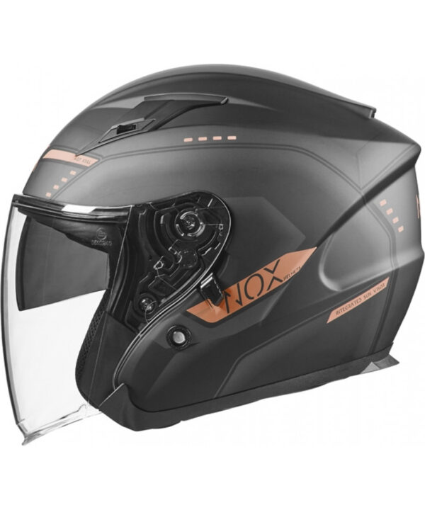 Casque Nox N128 Krill Noir et bronze